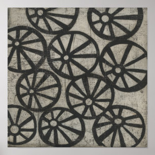 Stone - Wheels Poster