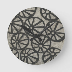 Stone - Wheels Round Clock