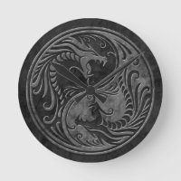Stone Yin Yang Dragons