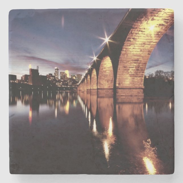 Stonearch Skyline Stone Coaster (Front)