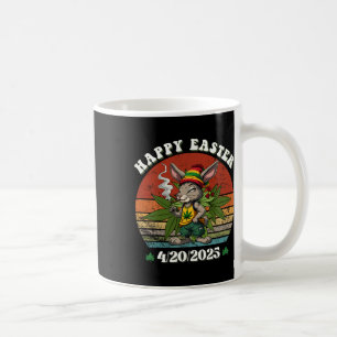 Stoned Easter Bunny With Joint Easter Day 4 Coffee Mug