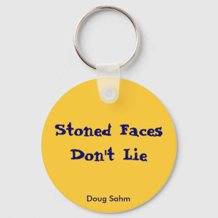Stoned Faces Keychain