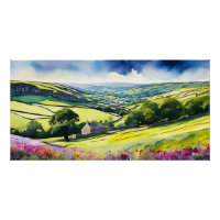 “Stonedale” Wide Landscape Yorkshire Dales Scene