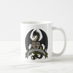 Stonefire Dragons Crest (Black Dragon) 11oz Mug