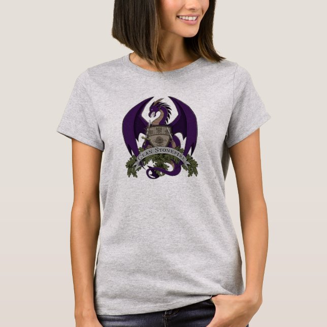 Stonefire Dragons Crest (Purple), Women's t-shirt (Front)