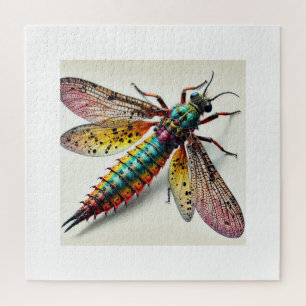 Stonefly Plecoptera 040924IREF218 - Watercolor Jigsaw Puzzle