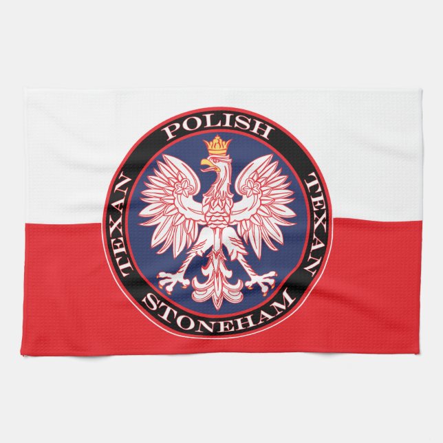 Stoneham Round Polish Texan Tea Towel (Horizontal)