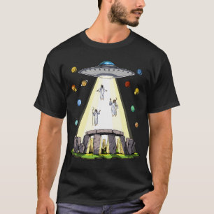 Stonehenge Alien Abduction T-Shirt