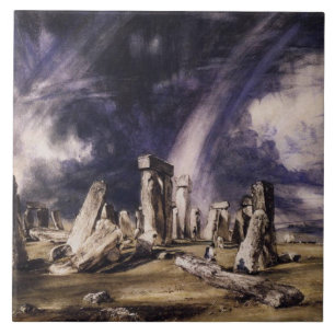 Stonehenge (Ancient English Bronze Age Monument) Ceramic Tile