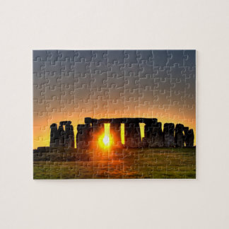 Stonehenge at midsummer dawn. jigsaw puzzle