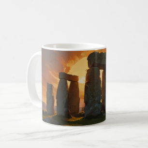 Stonehenge at Sunrise Coffee Mug