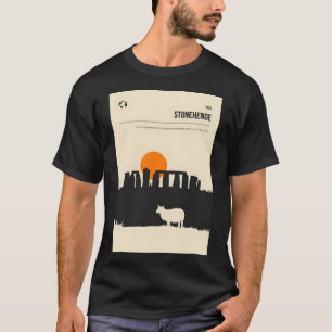 Stonehenge Book Cover Travel Poster  T-Shirt