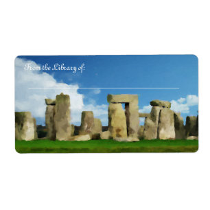 Stonehenge Bookplate