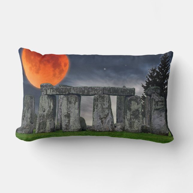 Stonehenge Celtic Standing Stones in Britain Lumbar Cushion (Front)