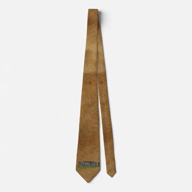 Stonehenge Celtic Standing Stones in Britain Tie (Front)