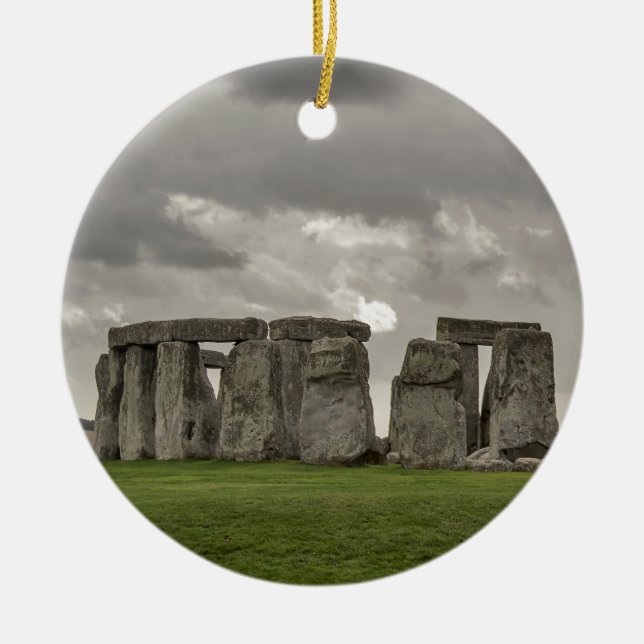 Stonehenge Ceramic Ornament (Front)