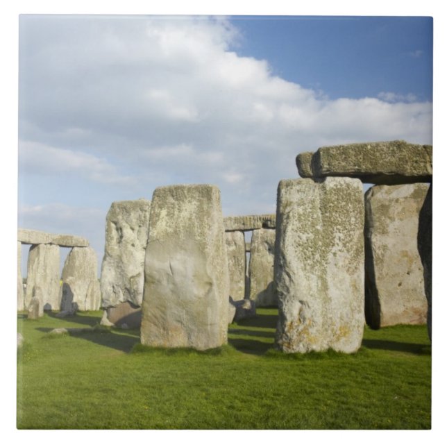 Stonehenge (circa 2500 BC), UNESCO World 3 Ceramic Tile (Front)
