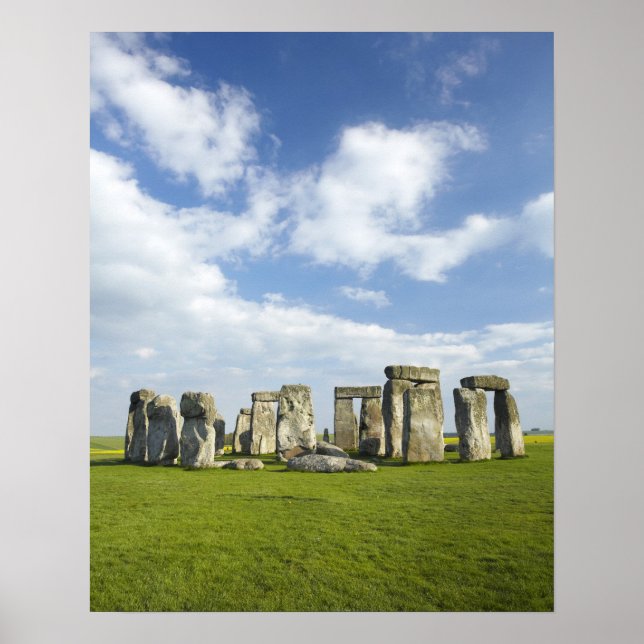 Stonehenge (circa 2500 BC), UNESCO World Poster (Front)
