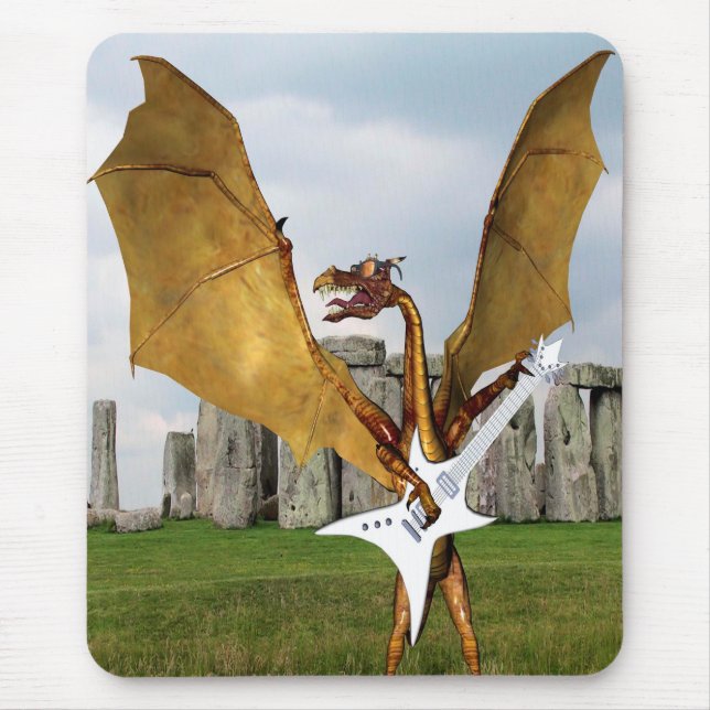 Stonehenge Dragon Mouse Pad (Front)