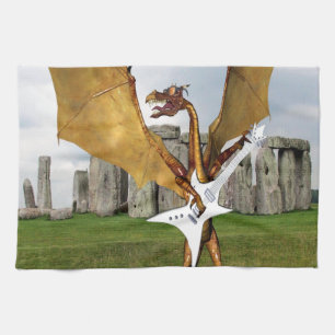 Stonehenge Dragon Tea Towel