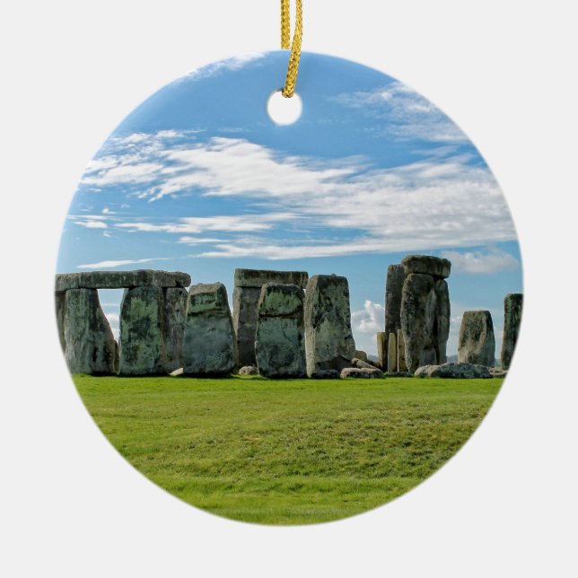 Stonehenge, England Ceramic Ornament (Front)