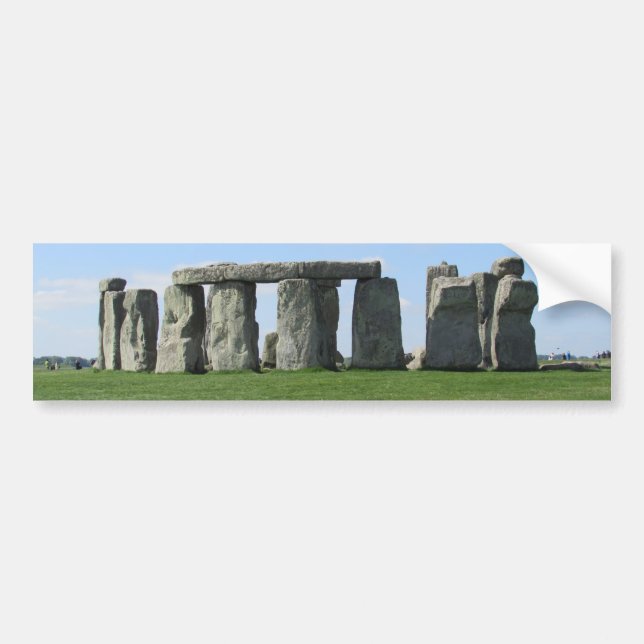 Stonehenge England Photograph Bumper Sticker (Front)
