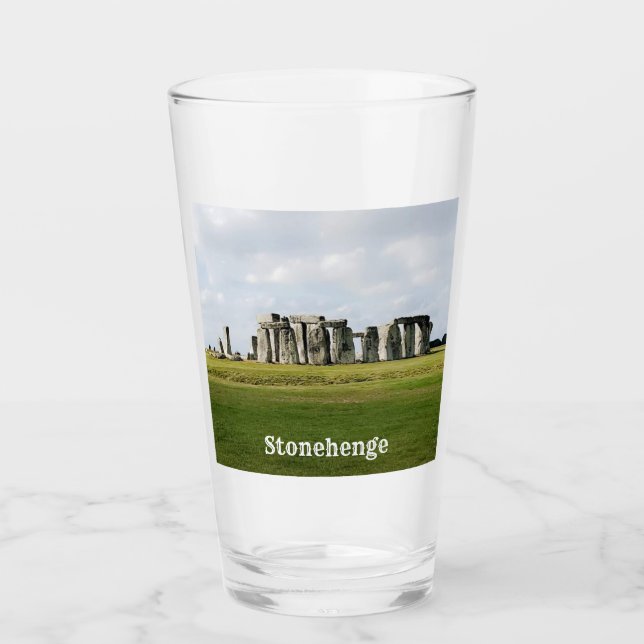 Stonehenge England Souvenir Drinking Glass (Front)