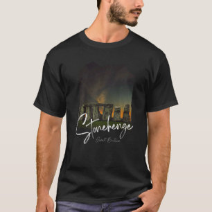 Stonehenge England Souvenir Stonehenge At Nigh T-Shirt