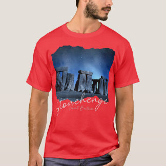 Stonehenge England Souvenir  Stonehenge At Night P T-Shirt
