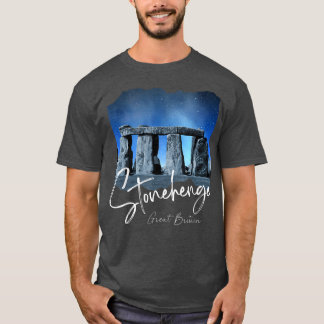 Stonehenge England Souvenir  Stonehenge At Night  T-Shirt