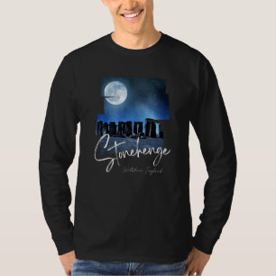Stonehenge England Souvenir Stonehenge At Night T-Shirt