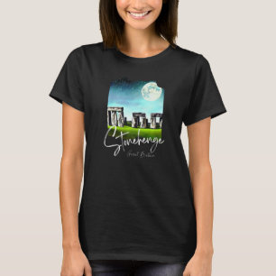 Stonehenge England Souvenir - Stonehenge At Night T-Shirt