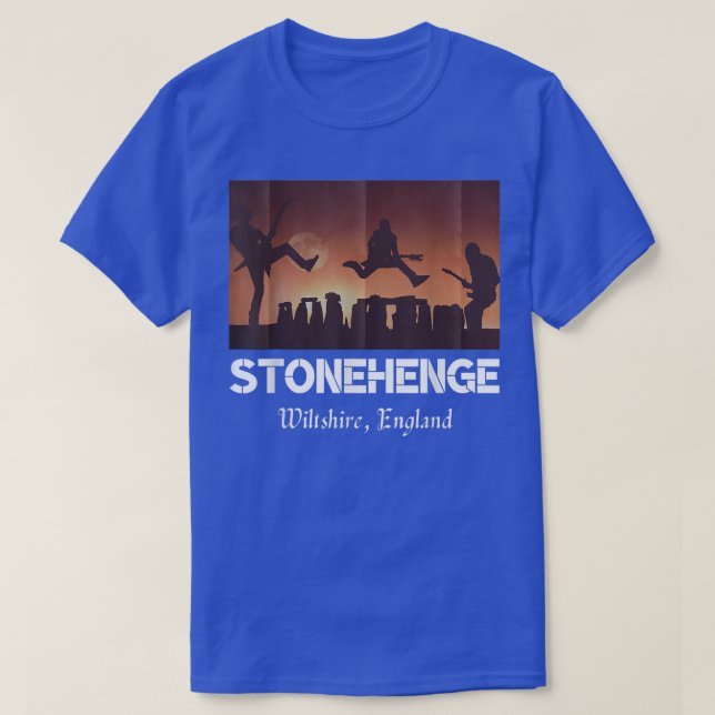 Stonehenge England SouvenirStonehenge At Night  T-Shirt (Design Front)