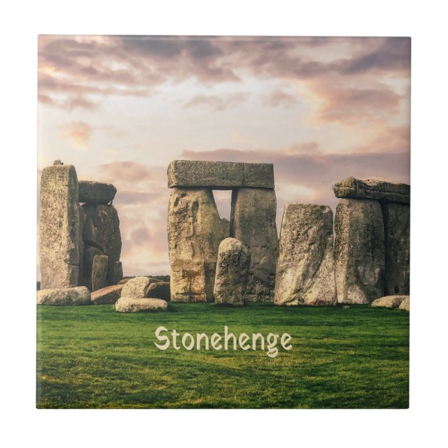 Stonehenge England UK Ceramic Tile (Front)