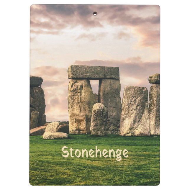 Stonehenge England UK Clipboard (Back)