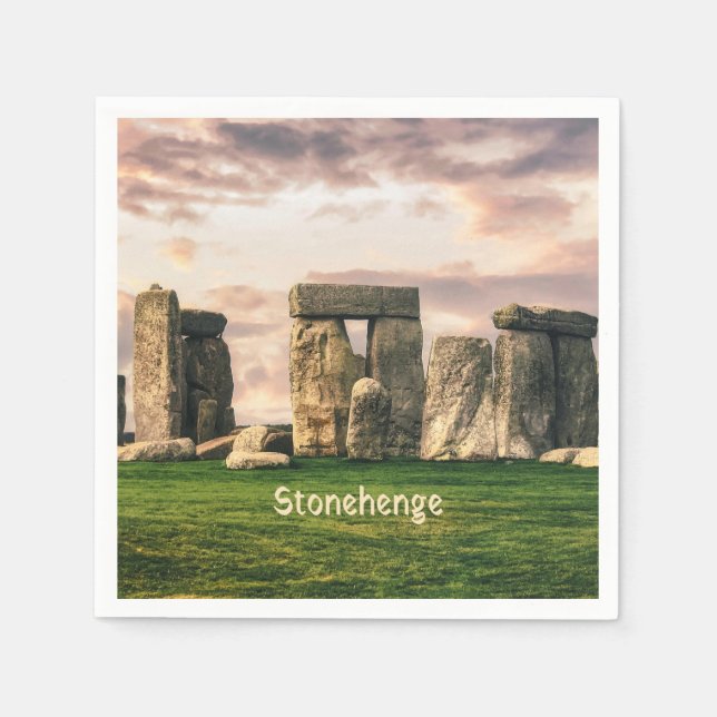 Stonehenge England UK Napkin (Front)