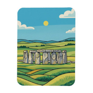 Stonehenge England United Kingdom Travel Magnet
