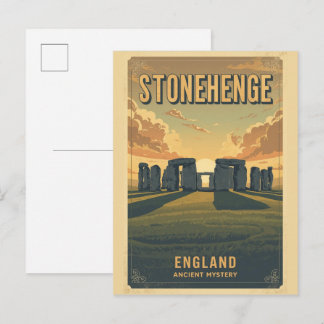 Stonehenge england Wiltshire World Heritage Site Postcard