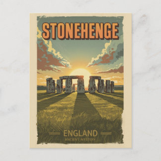 Stonehenge england Wiltshire World Heritage Site Postcard