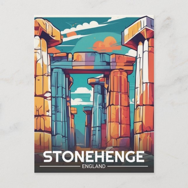 Stonehenge england Wiltshire World Heritage Site Postcard (Front)