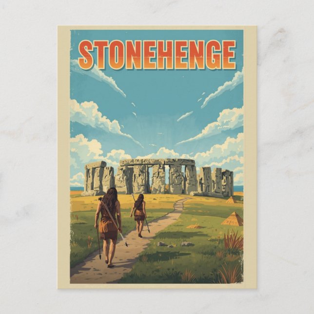 Stonehenge england Wiltshire World Heritage Site Postcard (Front)