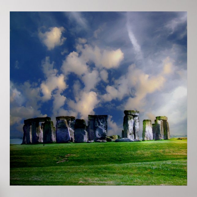 Stonehenge Landscape Poster (Front)