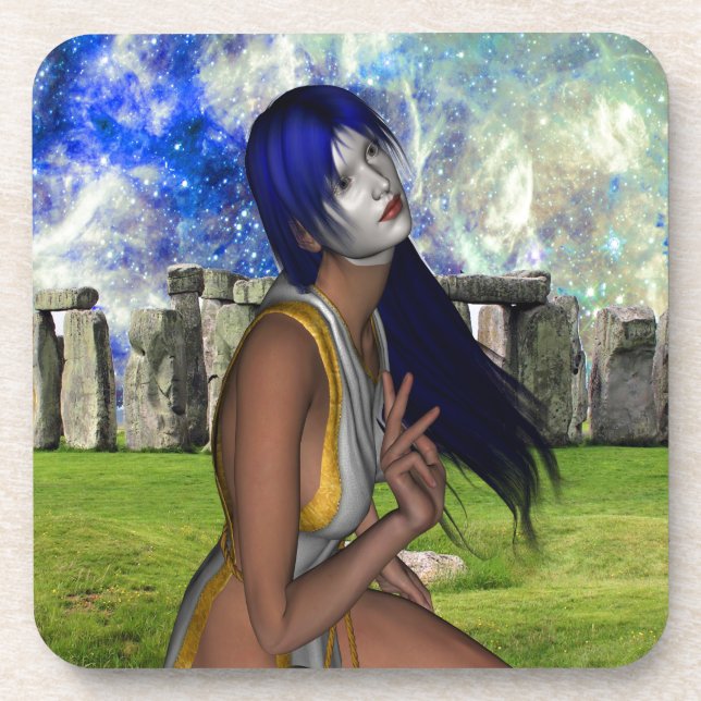 Stonehenge Meditation Coaster (Front)