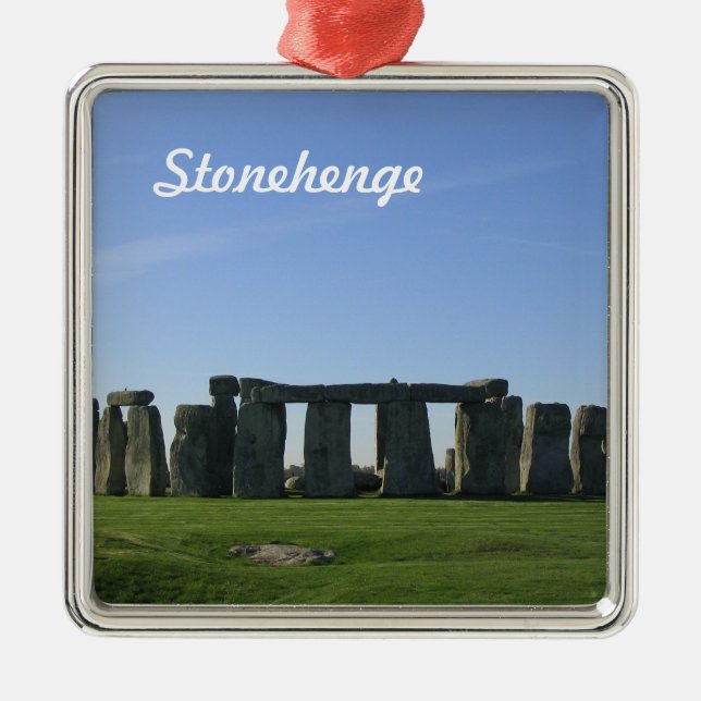 Stonehenge Metal Ornament (Front)