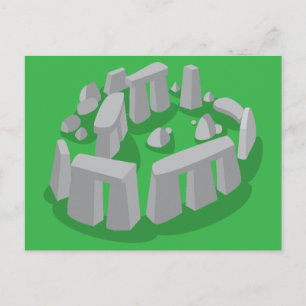 Stonehenge of England Postcard