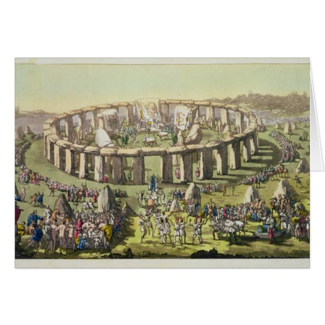 Stonehenge, or a Circular Temple of the Druids, pl (Front Horizontal)