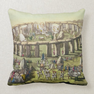 Stonehenge, or a Circular Temple of the Druids, pl Cushion