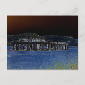 stonehenge postcard