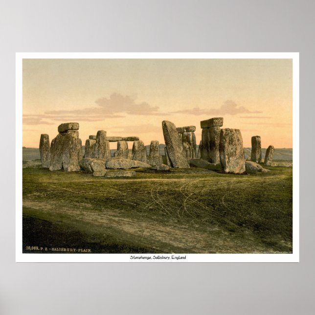 Stonehenge, Salisbury, England Poster (Front)