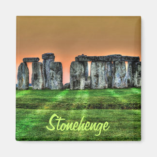 Stonehenge Standing Stones at Sundown Magnet
